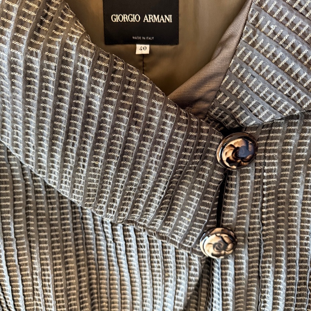 Giorgio Armani Blazer Jacket with Shawl Collar